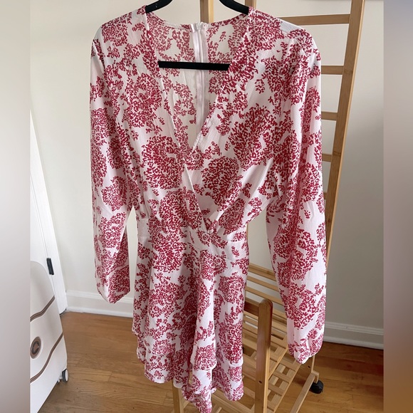 Romper - Red and White Floral - Picture 8 of 8